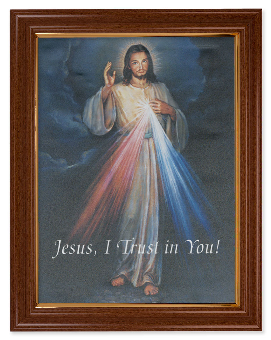 Divine Mercy 12x16 Framed Canvas