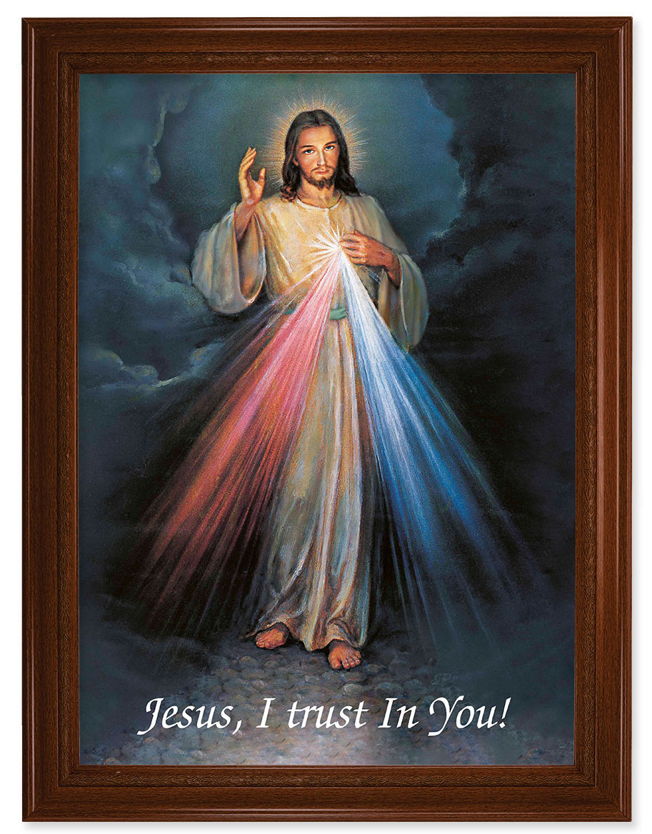 Divine Mercy 19x27 Framed Print Artboard