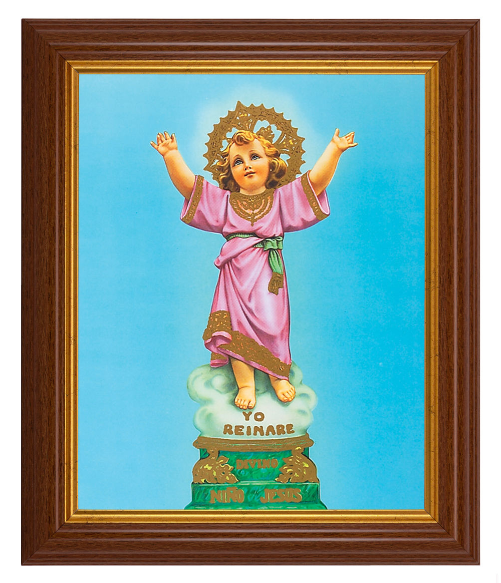 Divino Nino 8x10 Textured Artboard Dark Walnut Frame