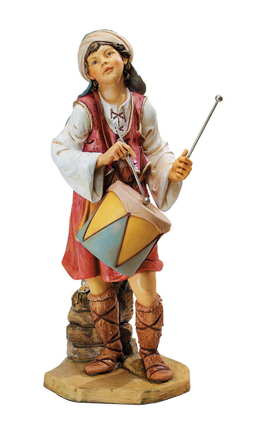 Drummer Boy Statue - 50" Scale Fontanini Nativity Set