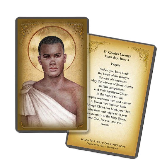 St. Charles Lwanga Prayer Card