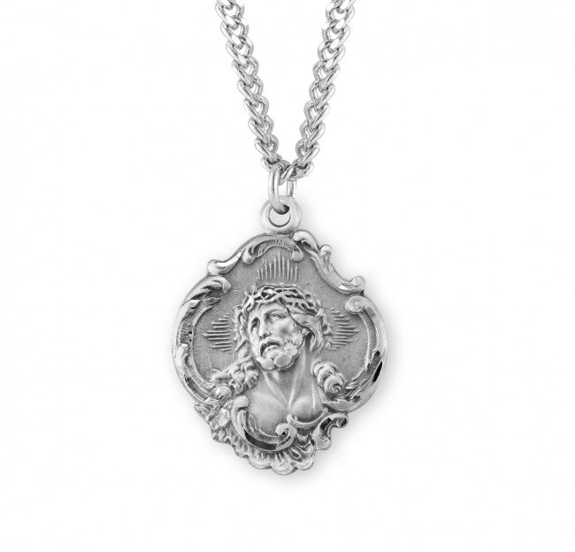 Ecce Homo Medal Sterling Silver