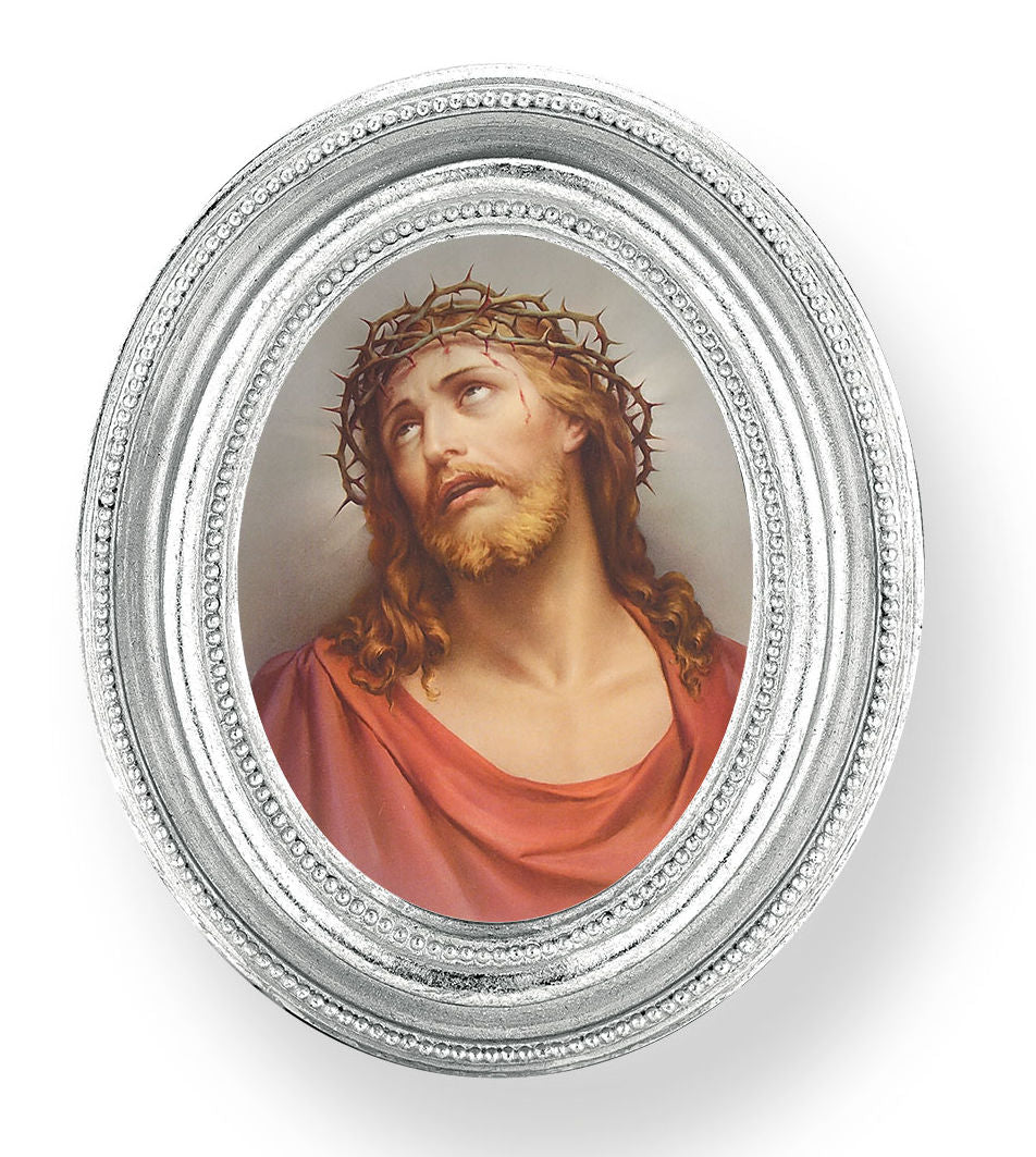 Ecce Homo Small 4.5 Inch Oval Framed Print