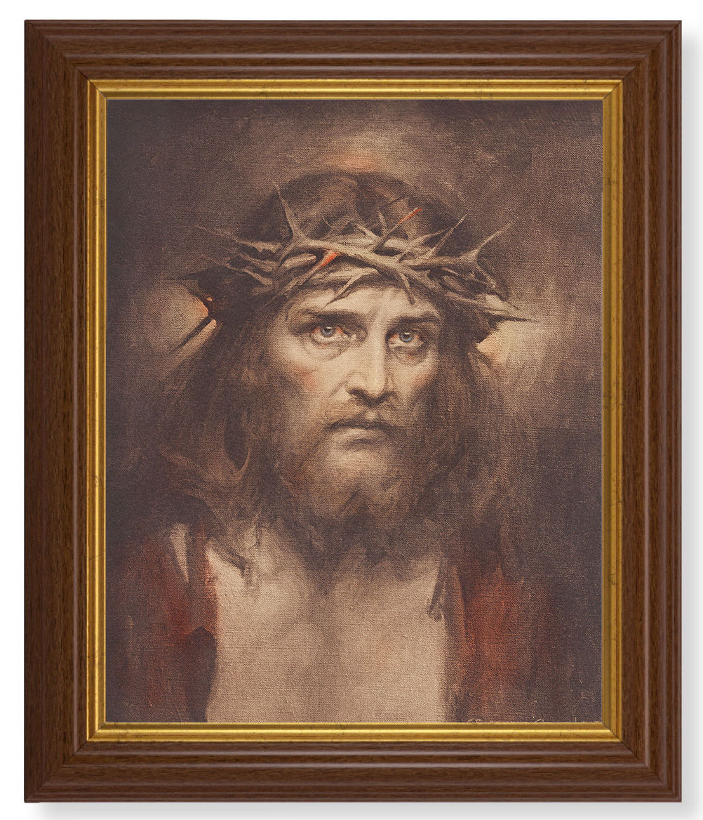 Ecce Homo by Chambers 8x10 Textured Artboard Dark Walnut Frame