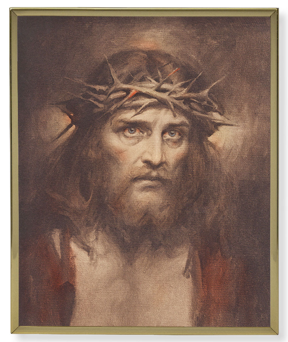 Ecce Homo by Chambers Gold Frame 8x10 Plaque