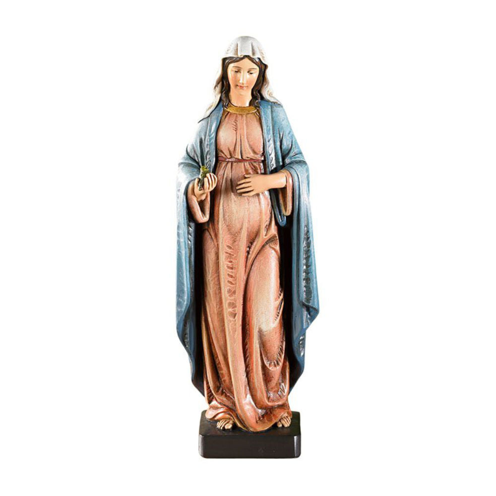 Expectant Mary Mother of God 8 Inch High Statue