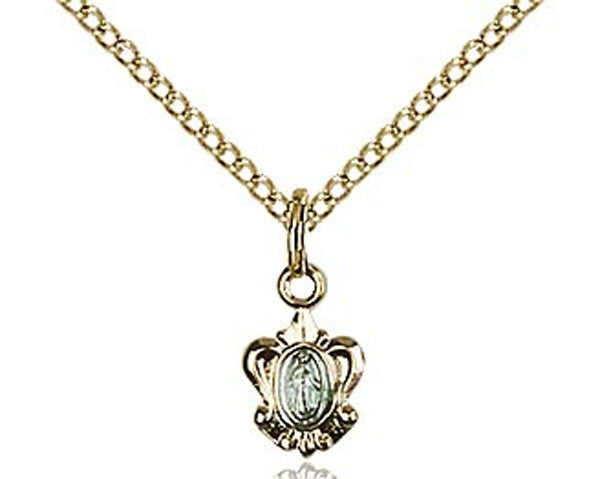 Petite Fleur-de-lis Miraculous Medal