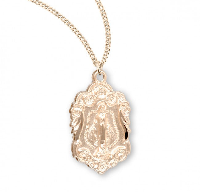 Floral Surround Miraculous Pendant