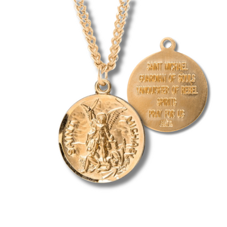St. Michael Round Medal for Men