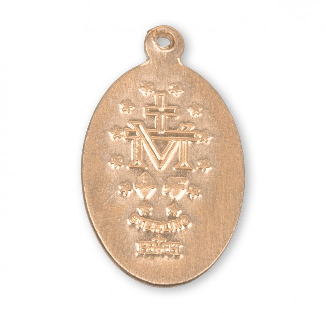 Classic Miraculous Medal Necklace – Sterling Silver or Gold Plated
