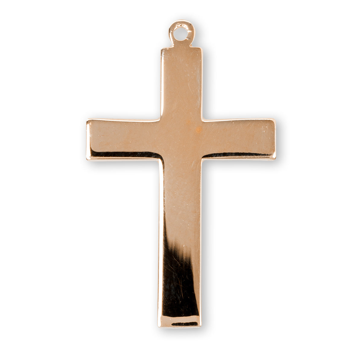 Latin Cross Necklace, Gold Over Sterling Silver