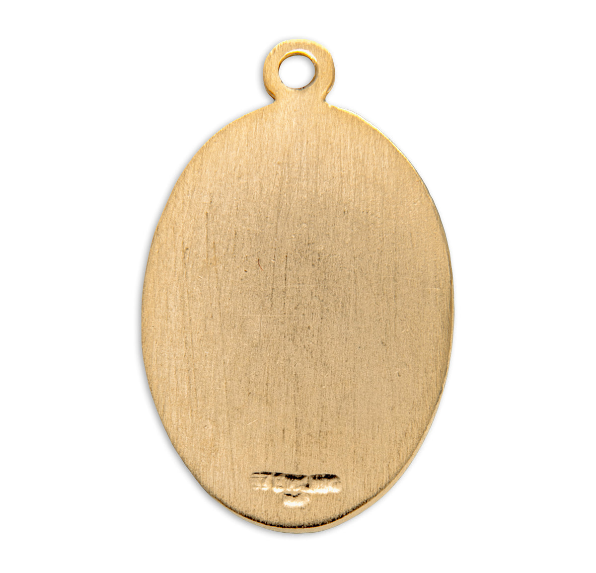 Saint Gerard Oval Medal Necklace, Gold Over Sterling Silver