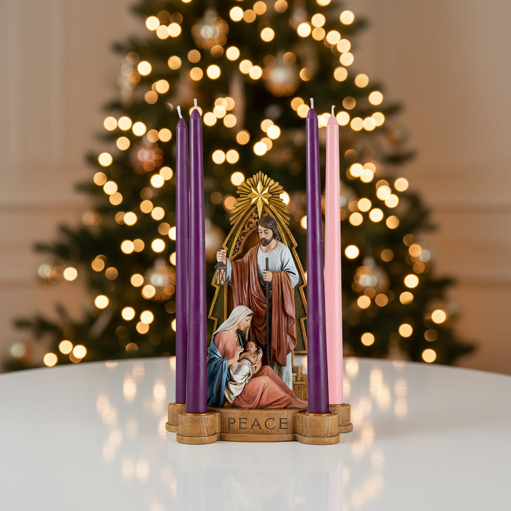 Good News Advent Candleholder