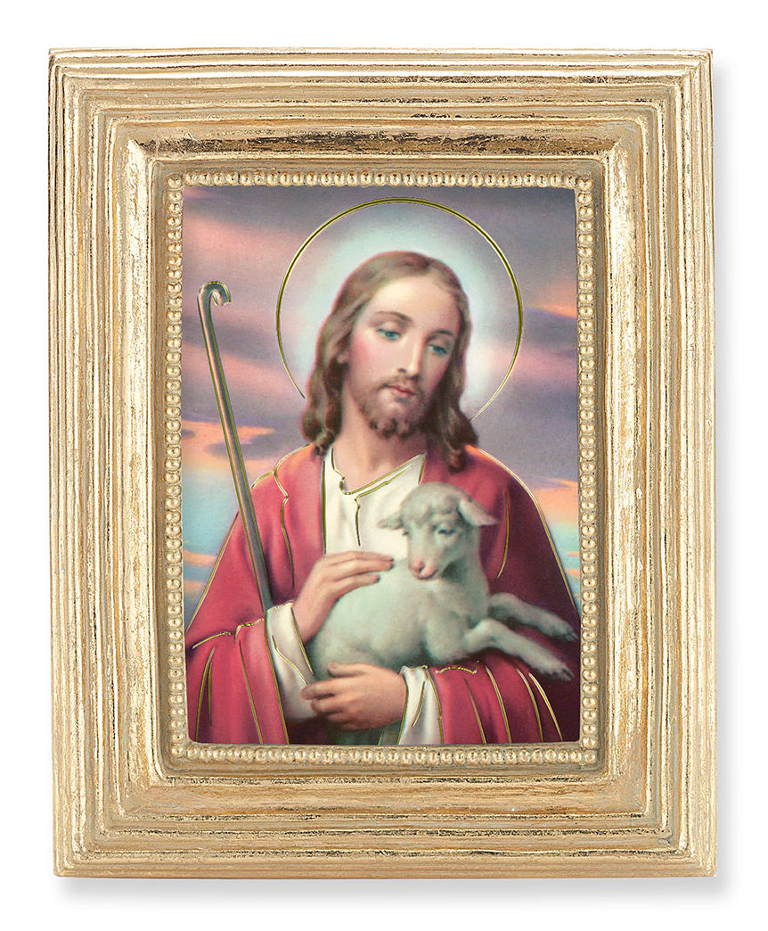 Good Shepherd 2.5x3.5 Print Under Glass