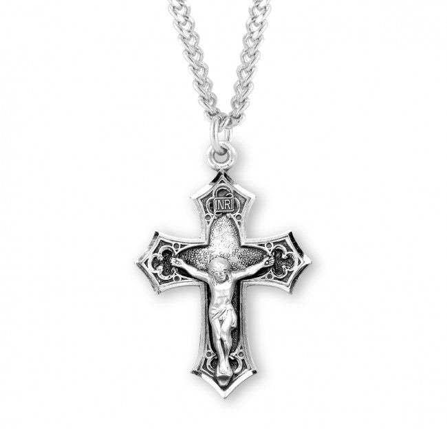Gothic Styled Men's Crucifix Necklace