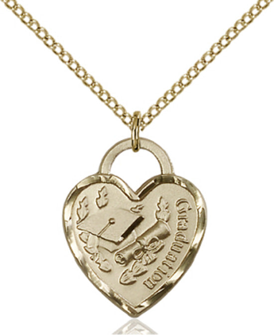 Graduation Heart Pendant