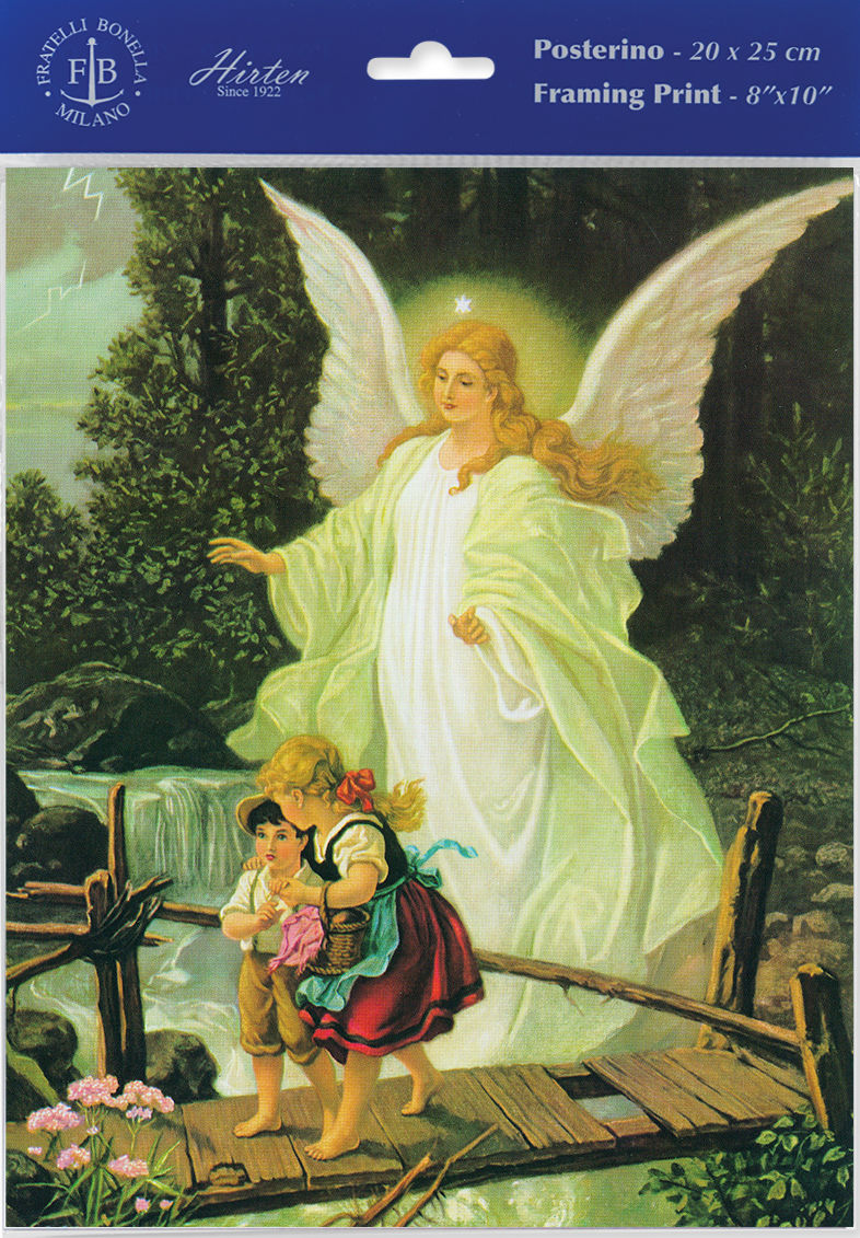 Guardian Angel Crossing Bridge Print - Sold in 3 Per Pack
