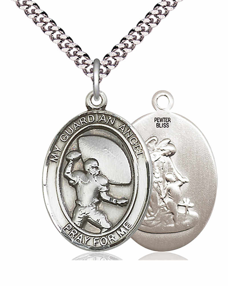 Guardian Angel Football Patron Saint Medal