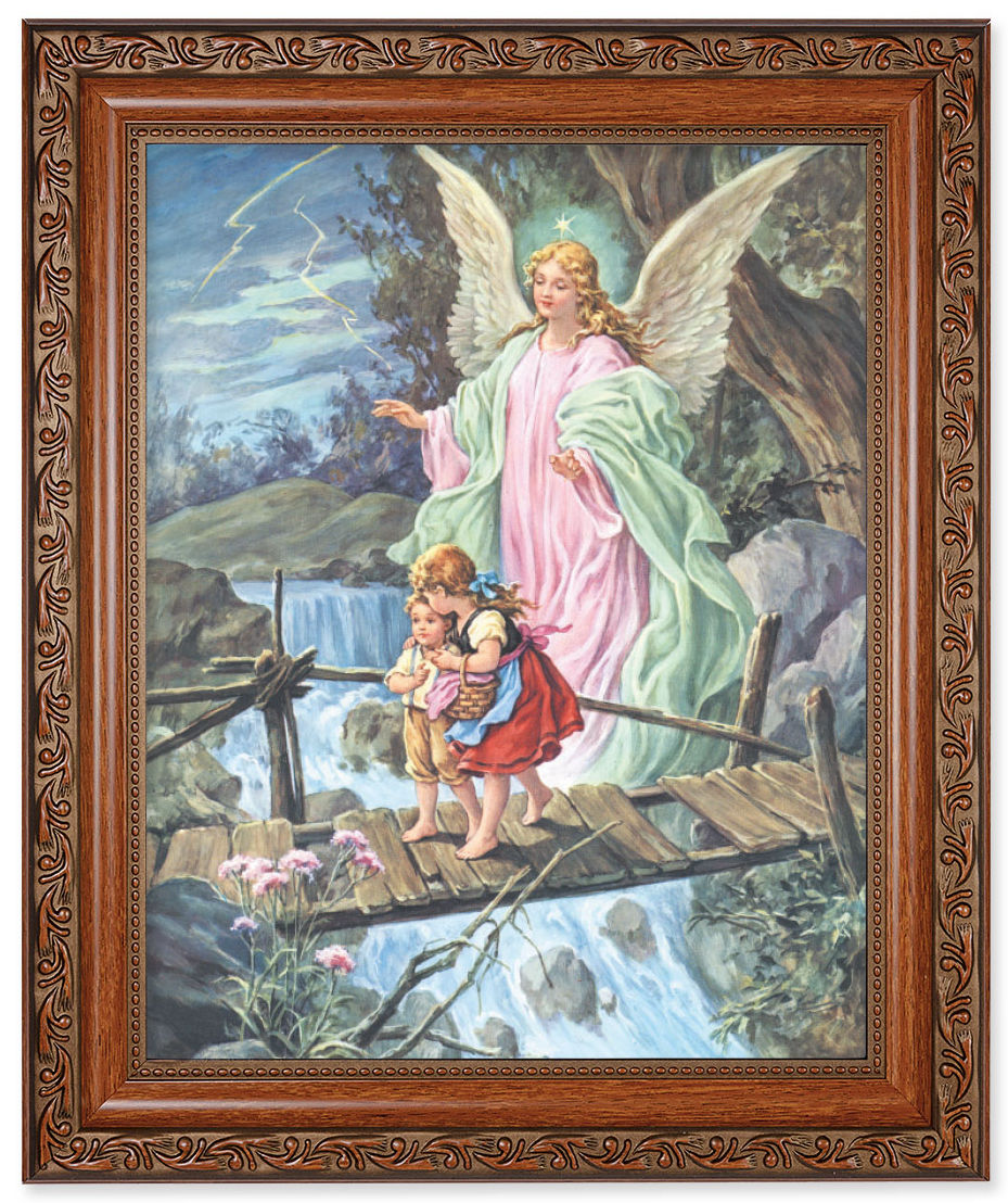 Guardian Angel 8x10 Framed Print Under Glass