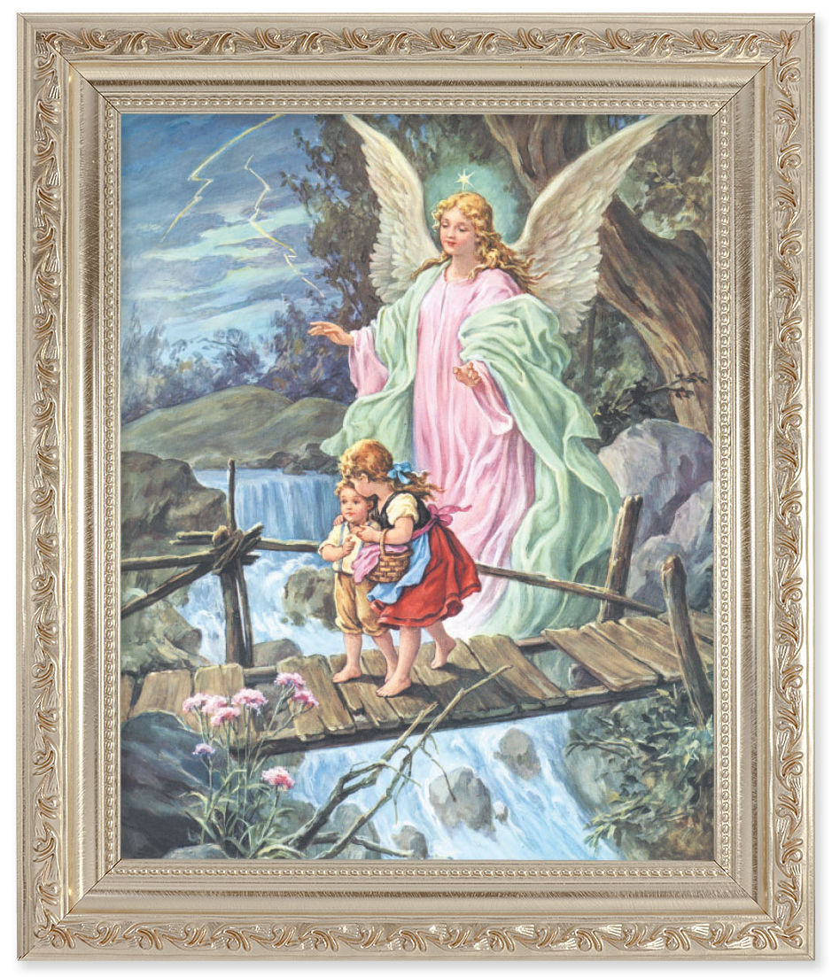 Guardian Angel 8x10 Framed Print Under Glass