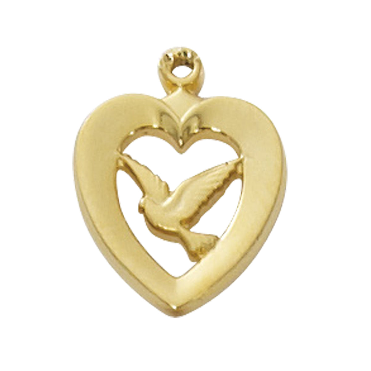 Heart with Dove Confirmation Necklace