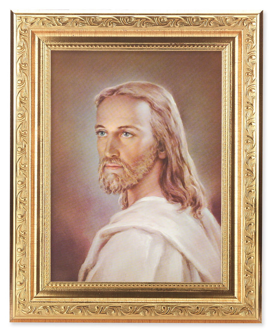 Head of Christ by Sallman 6x8 Print Under Glass