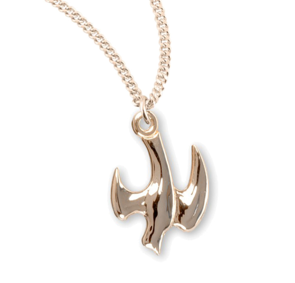 High Polish Contemporary Descending Dove Necklace