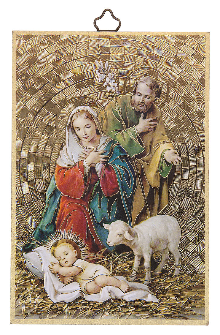 Holy Family 4x6 Mosaic Plaque