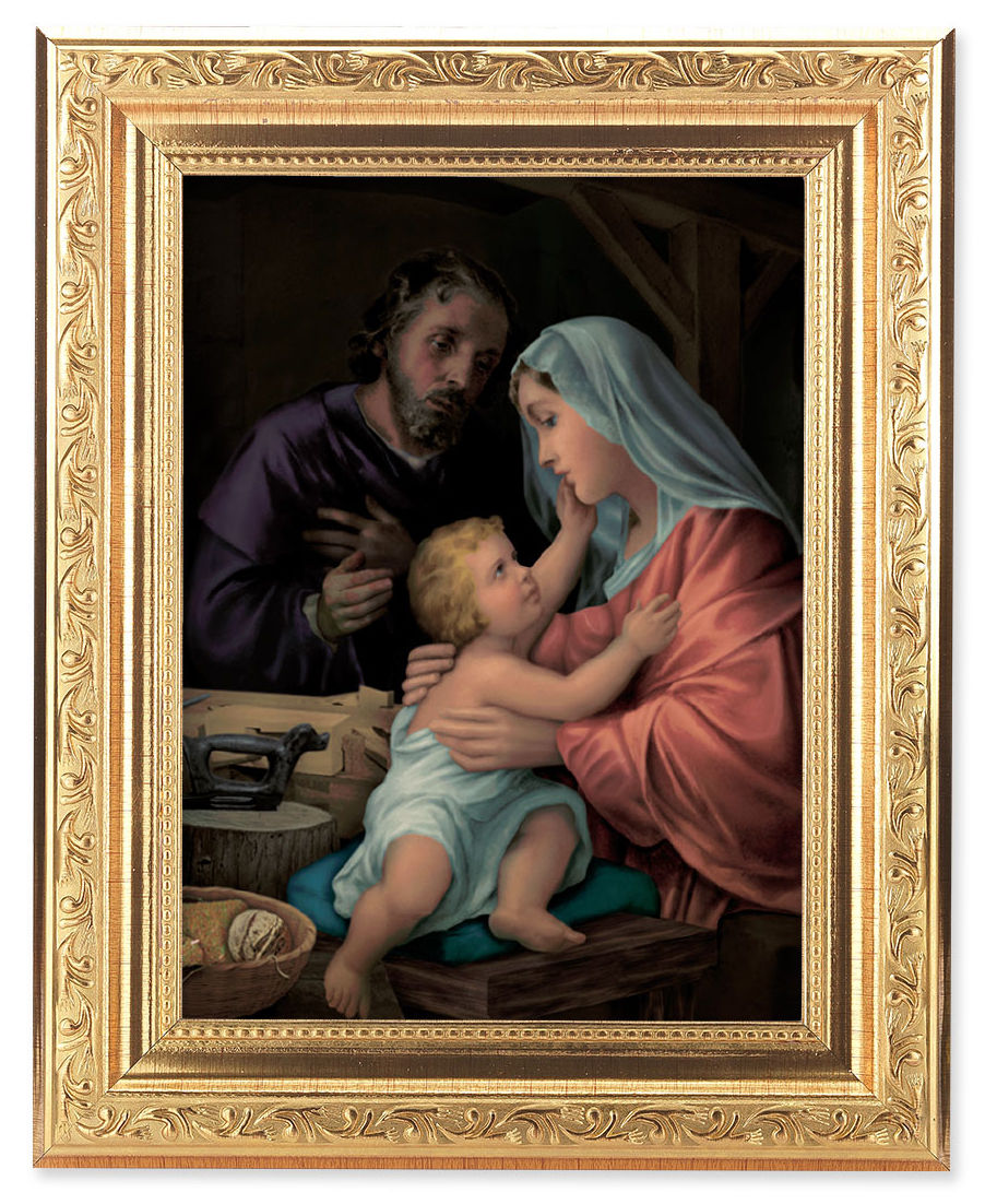 Holy Family 6x8 Print Under Glass