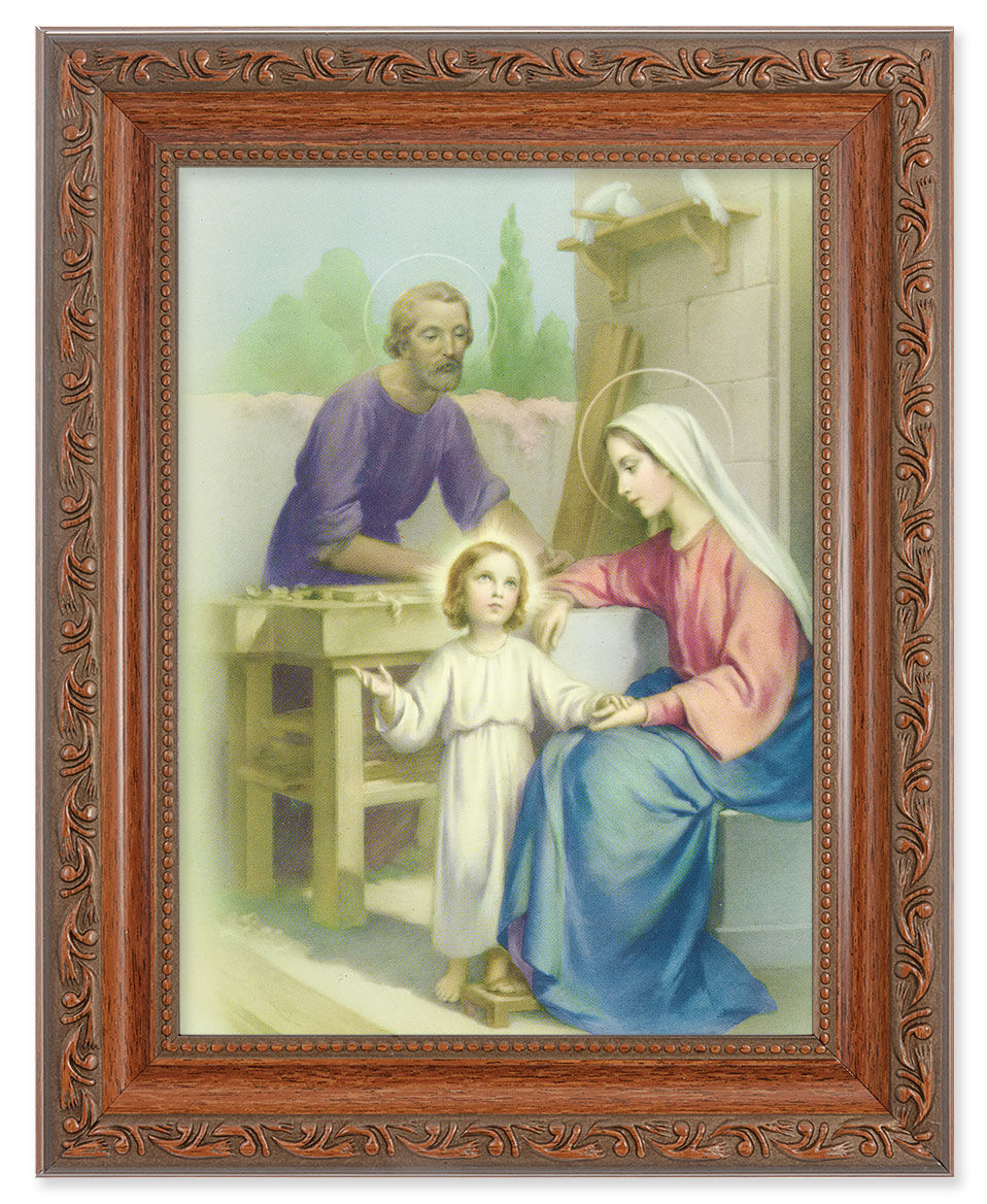 Holy Family 6x8 Print Under Glass
