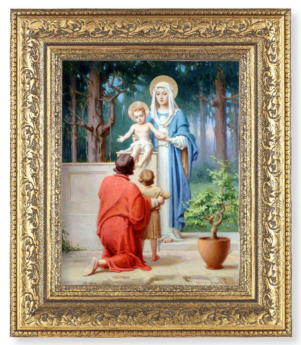 Holy Family with St. John the Baptist 8x10 Framed Print Under Glass