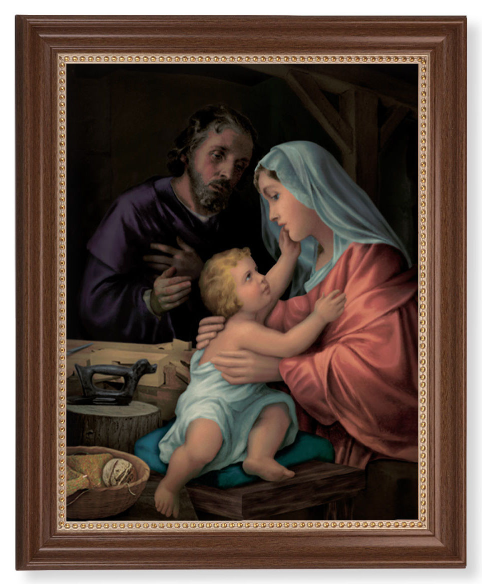 Holy Family in Joseph's Workshop 11x14 Framed Print Artboard