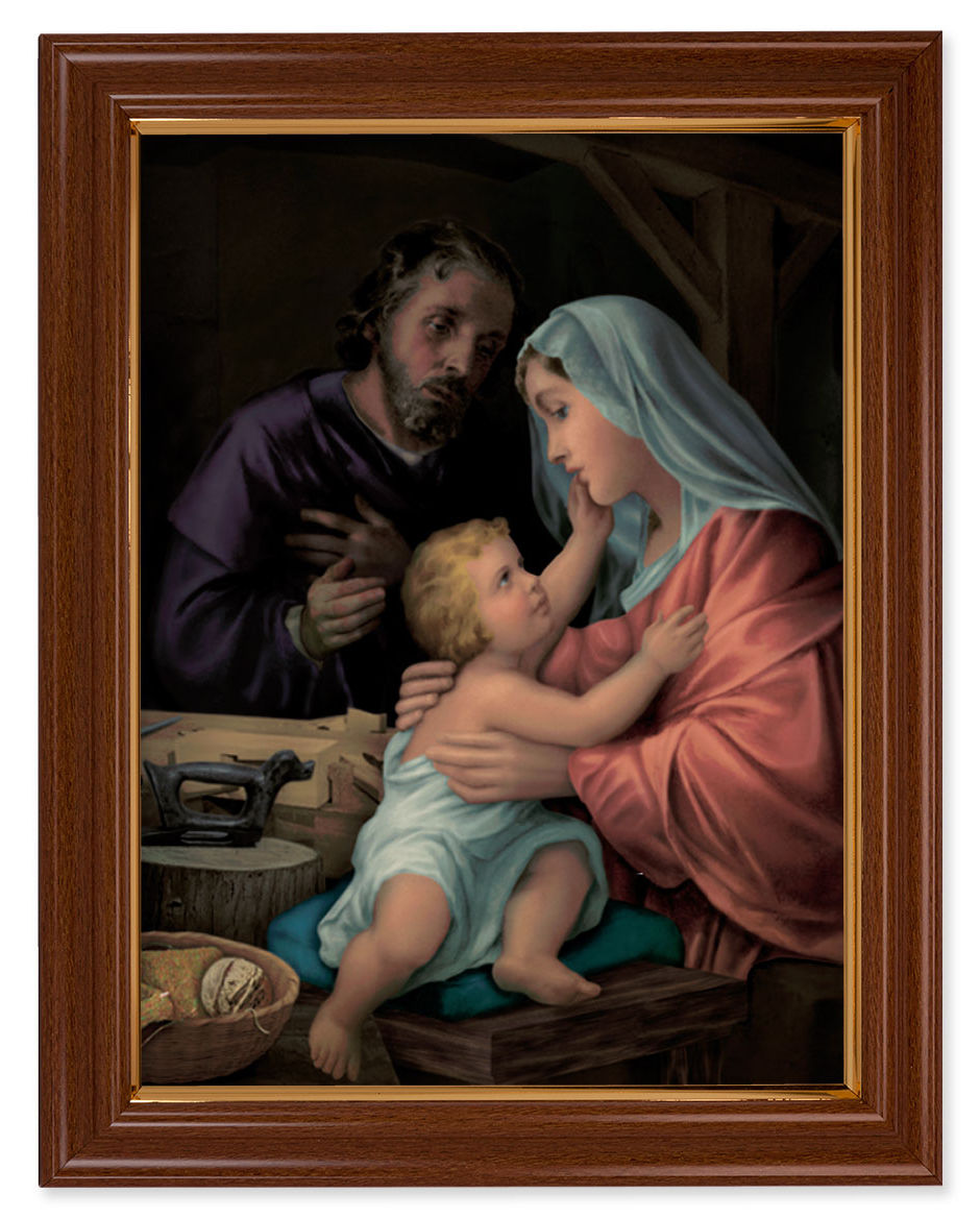 Holy Family in Joseph's Workshop 12x16 Framed Print Artboard