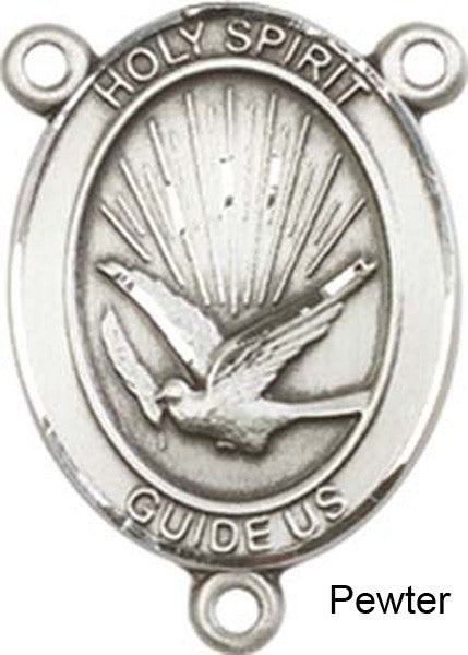 Holy Spirit Rosary Centerpiece Sterling Silver or Pewter