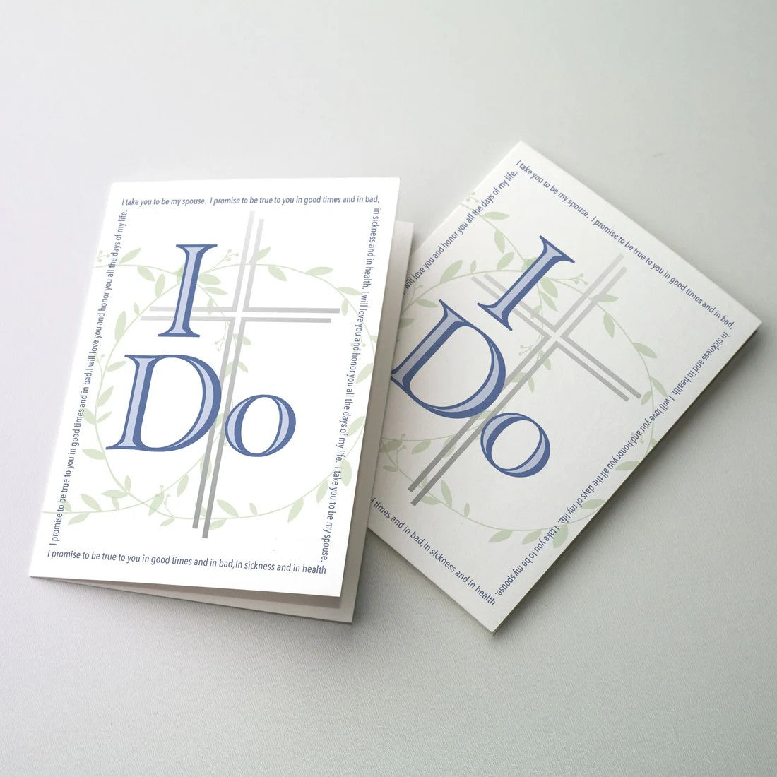 I DO Wedding Congratulations Greeting Card