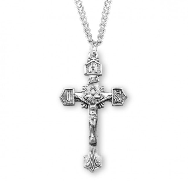 IHS Tip Men's Crucifix Necklace