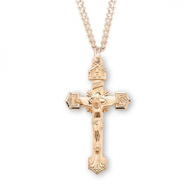 IHS Tip Men's Crucifix Necklace