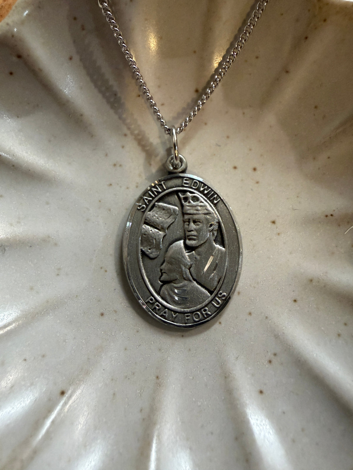 St. Edwin Medal - Patron Saint of the Homeless & Rejected