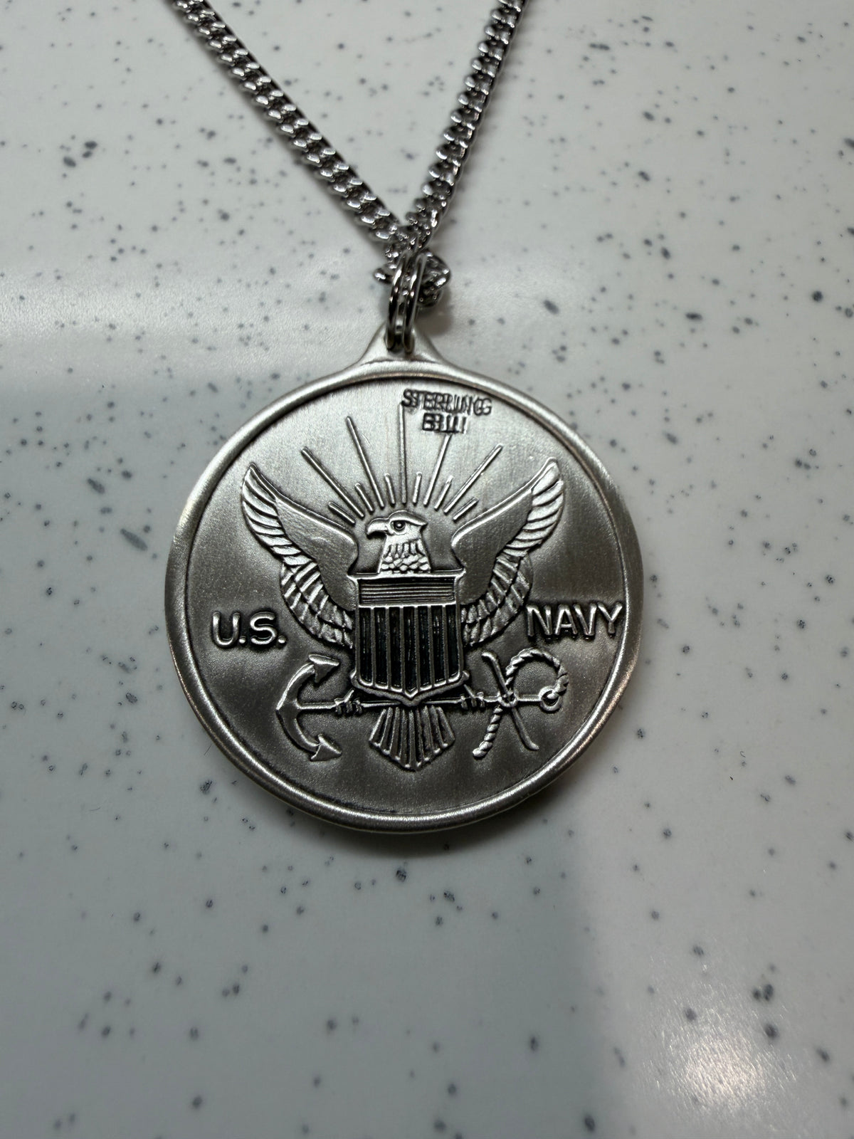 St. Christopher Navy Medal with Eagle