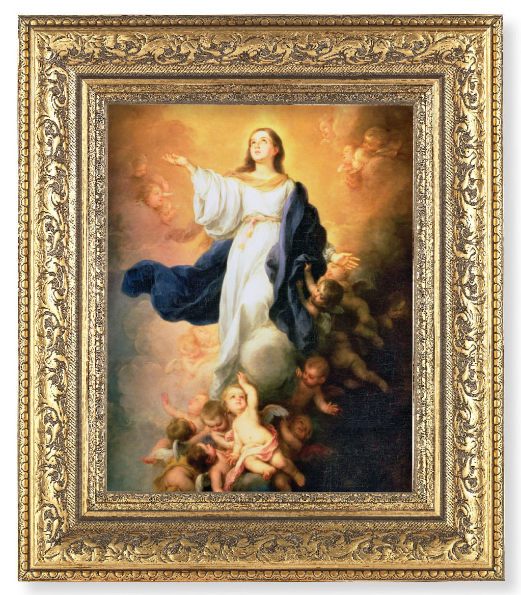 Immaculate Conception Prayer Hands 8x10 Framed Print Under Glass