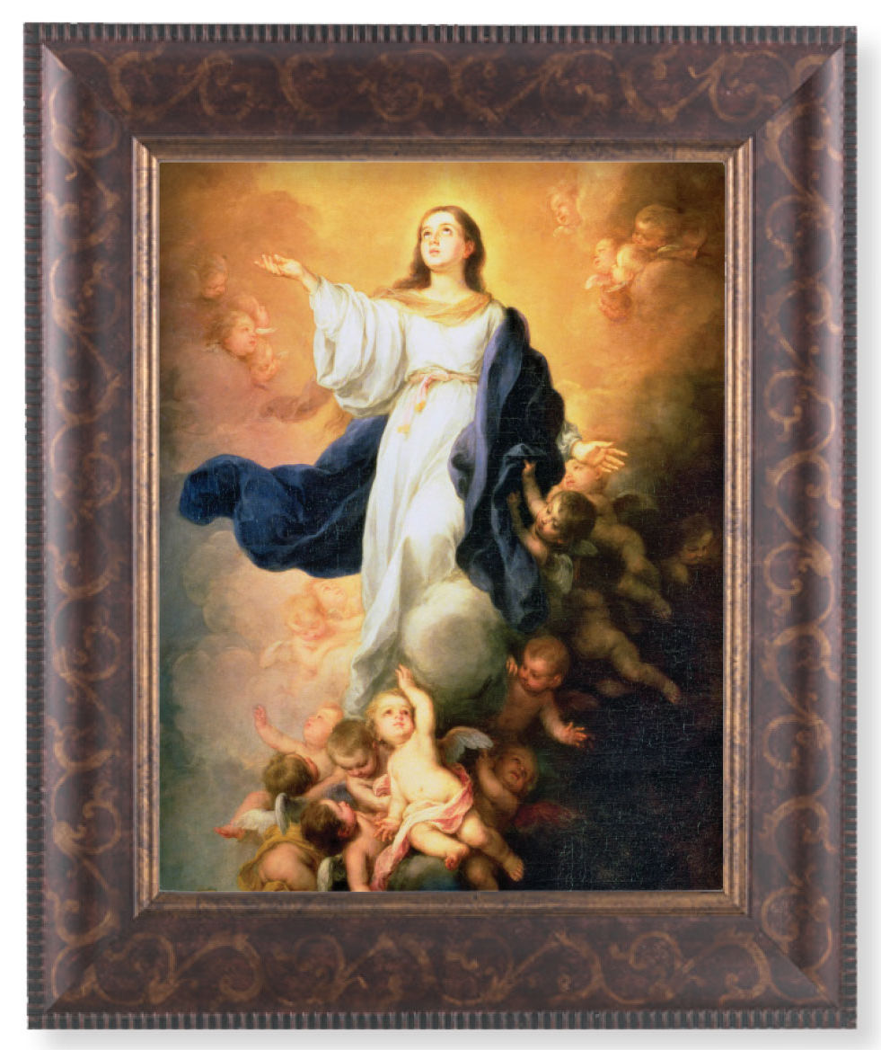 Immaculate Conception Prayer Hands 8x10 Framed Print Under Glass