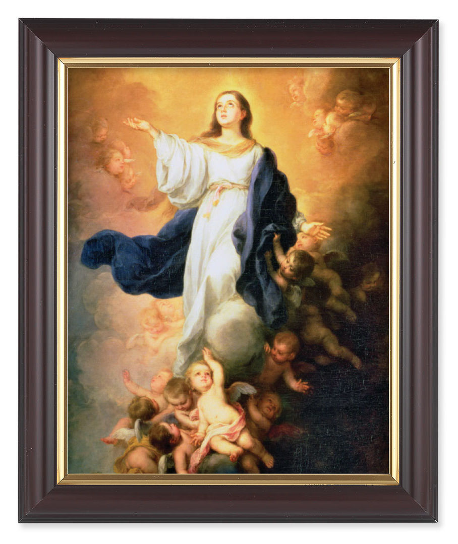 Immaculate Conception Prayer Hands 8x10 Framed Print Under Glass