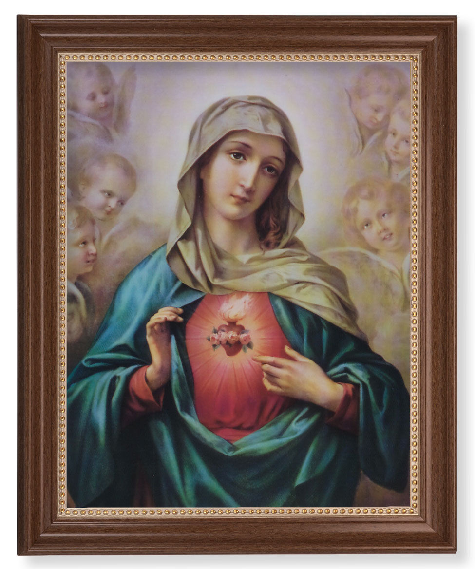 Immaculate Heart of Mary 11x14 Framed Print Artboard