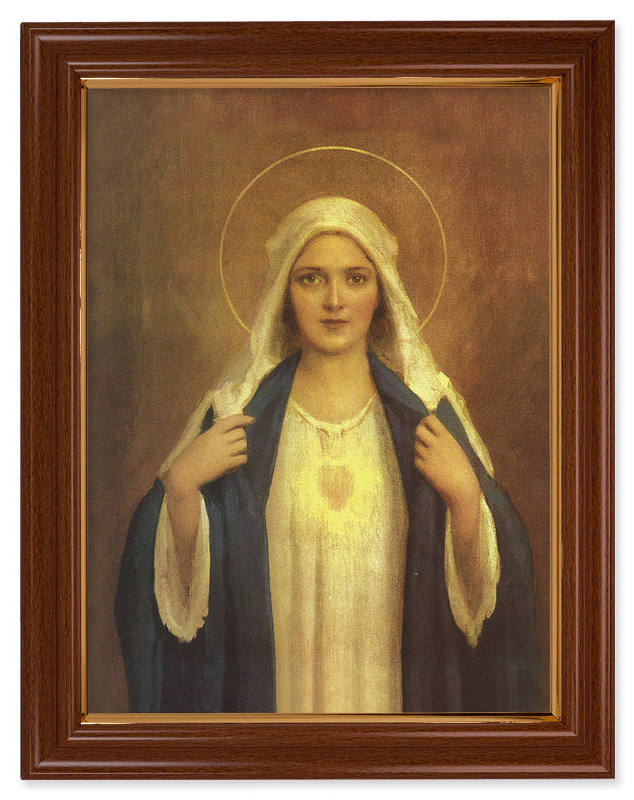 Immaculate Heart of Mary 12x16 Framed Print Artboard