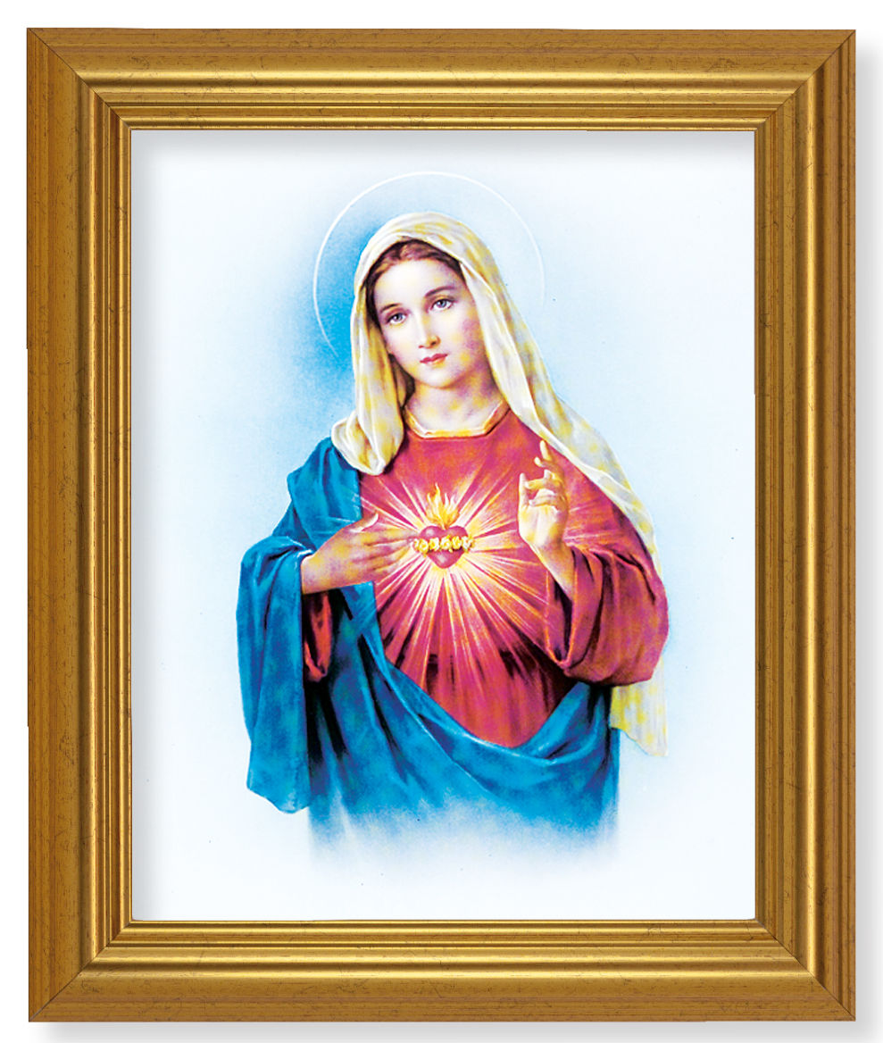 Immaculate Heart of Mary 8x10 Framed Print Under Glass
