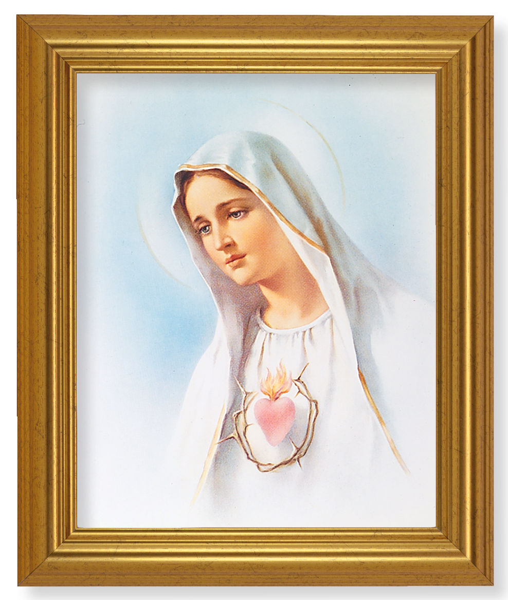 Immaculate Heart of Mary 8x10 Framed Print Under Glass