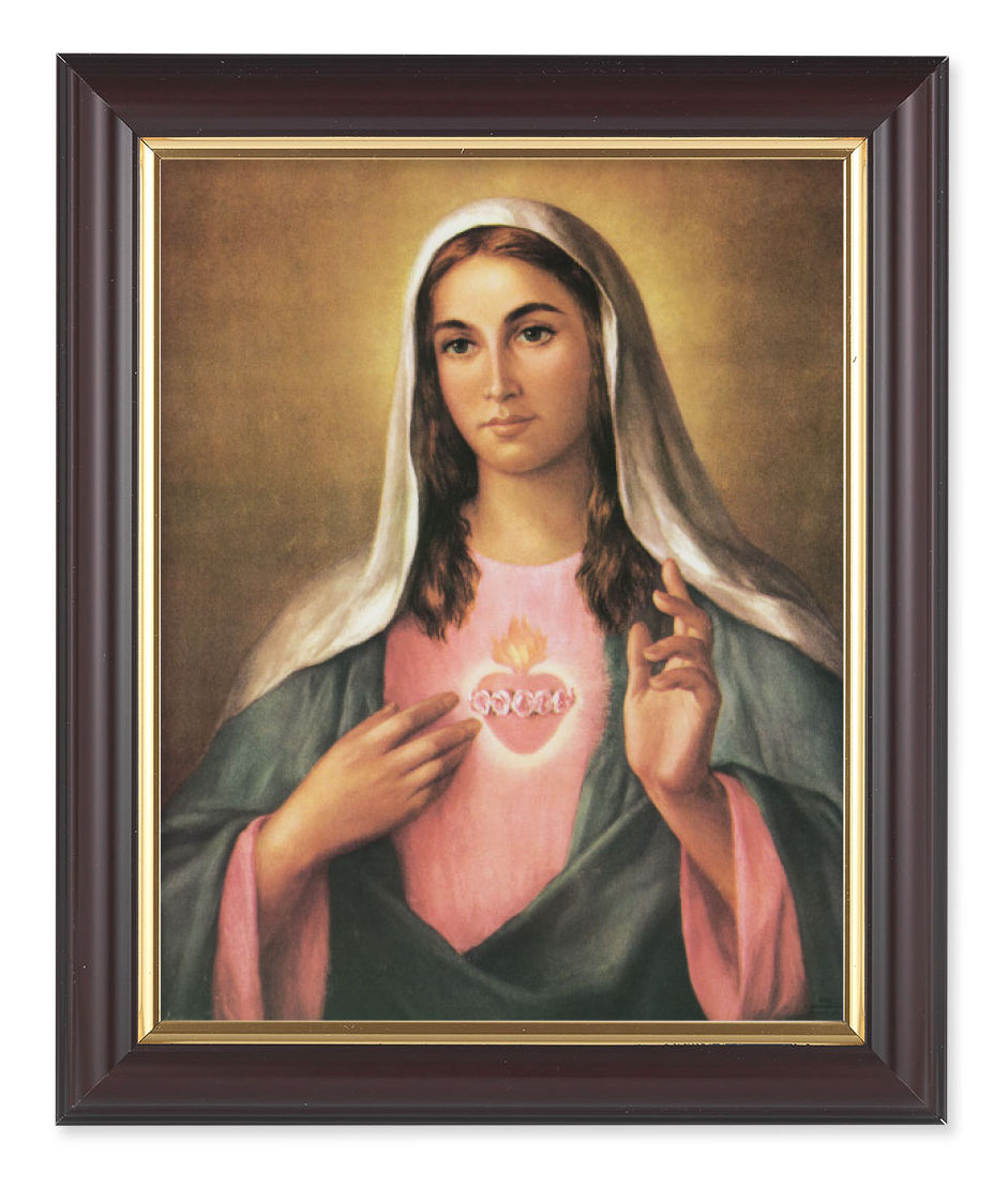 Immaculate Heart of Mary 8x10 Framed Print Under Glass