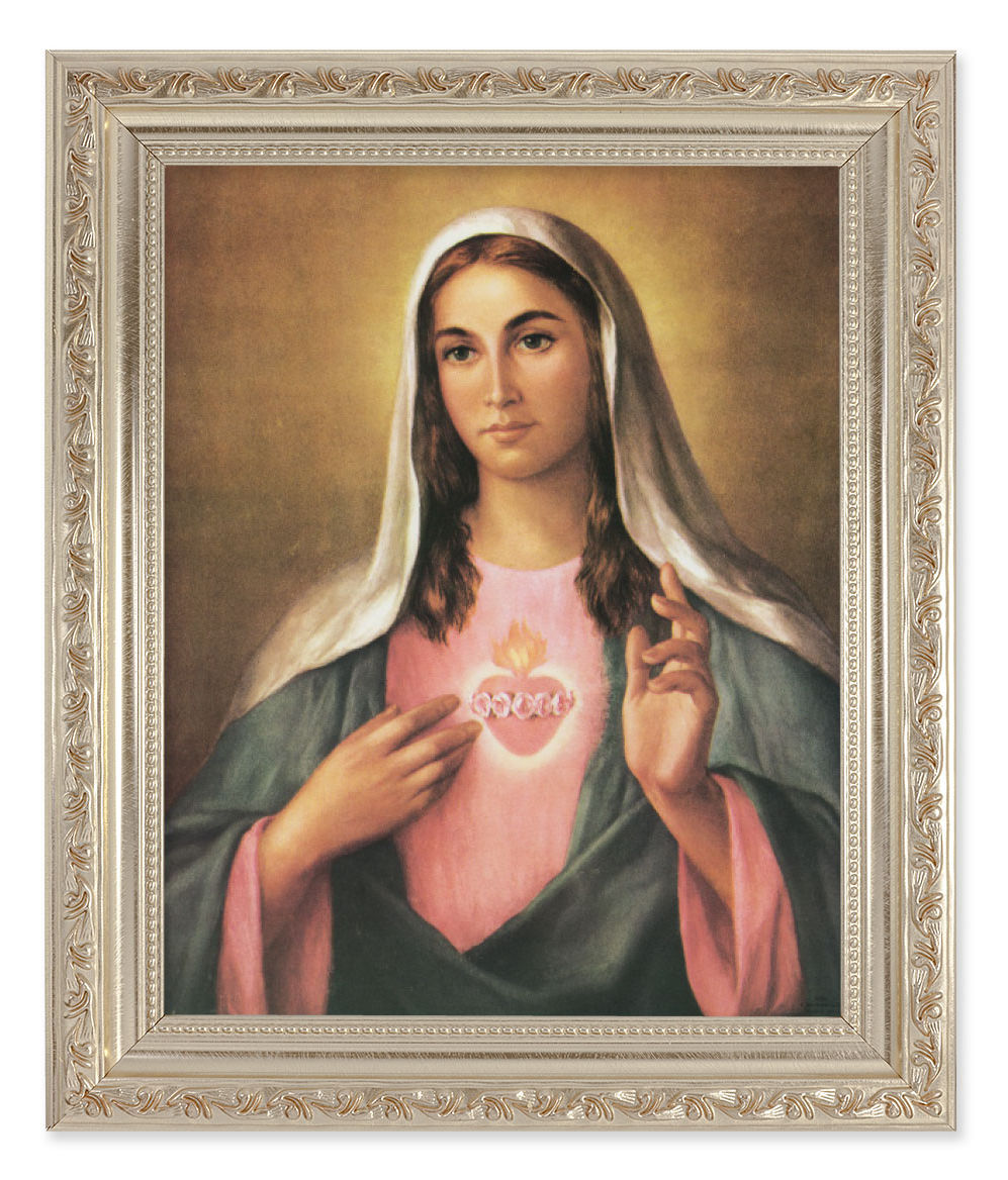 Immaculate Heart of Mary 8x10 Framed Print Under Glass
