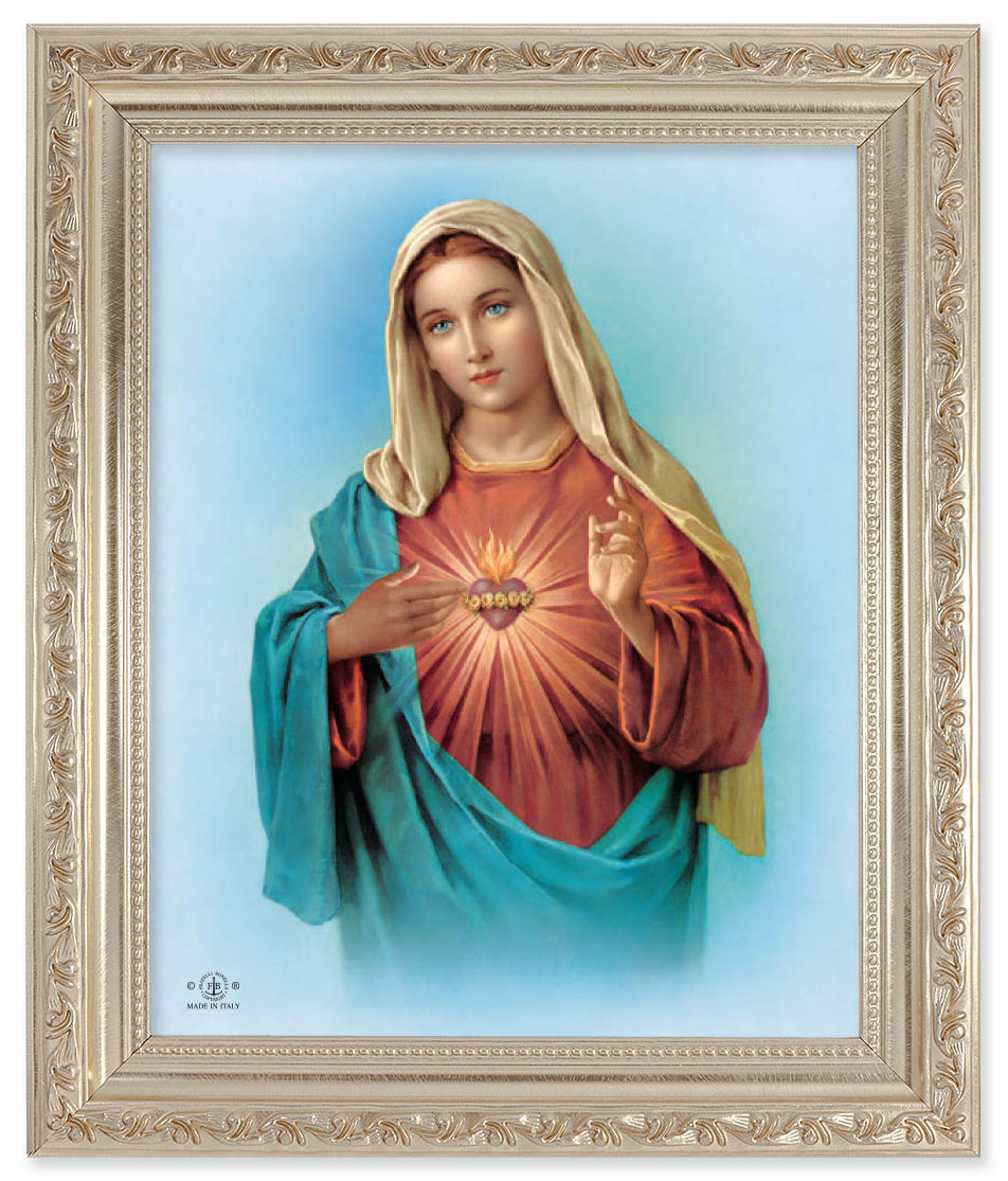 Immaculate Heart of Mary 8x10 Framed Print Under Glass