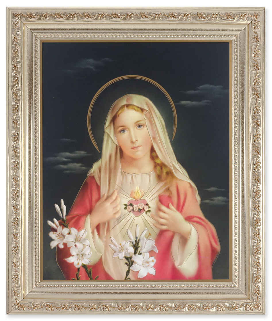 Immaculate Heart of Mary 8x10 Framed Print Under Glass